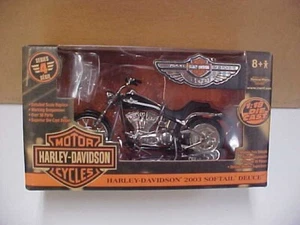 1:18 SCALE HARLEY DAVIDSON 2003 DUECE NEW IN BOX BLK NEVER OPENED - Picture 1 of 3