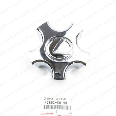 4260350190 NUEVO ORIGINAL PARA LEXUS 2001-2003 LS430 TAPA CENTRAL CROMADA 42603-50190 Foto 1 de 4