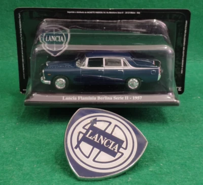 1/43 Modellino Collezione LANCIA FLAMINIA BERLINA SERIE 1957 HACETTE DIE CAST 🔺 - Immagine 1 di 4