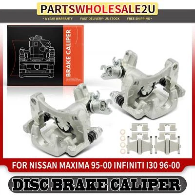 Rear Left & Right Side Brake Caliper for Nissan Maxima 95-00 Infiniti I30 96-00 - Image 1 of 4