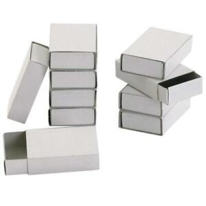 Folia White Cardboard Matchboxes - 10pcs Small #2307