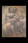211055 Virgin And Child With St Anne & John The Baptist A4 Photo Print