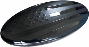 Replacement for Ford Emblem,9 inch Ford Front Grille Tailgate 9 Inch Black - Picture 1 of 5