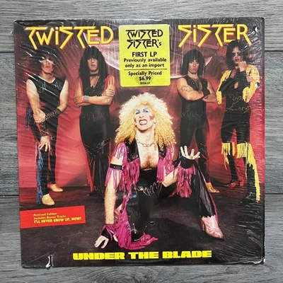 Twisted Sister Under The Blade Vinyl LP Record 81256-1-Y 1982 Atlantic In Shrink - Image 1 of 4
