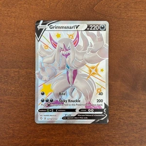 Grimmsnarl V SV116/SV122 Shining Fates Bóveda Brillante Ultra Raro Holo Pokémon Casi Nuevo - Imagen 1 de 2