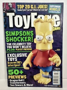 Classic TOYFARE Collector Mag w/ BART SIMPSON Hugo Shocker! Cover (Nov 2002) - Imagen 1 de 2
