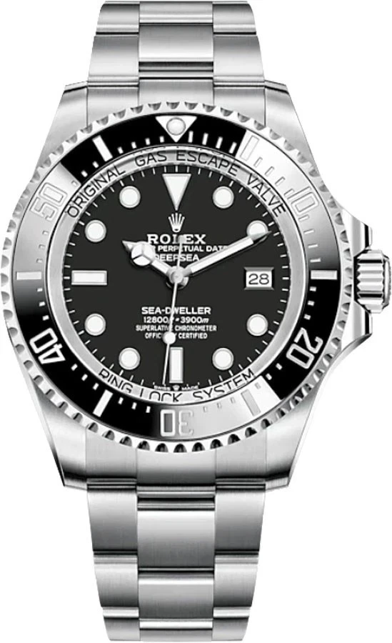 Мужские часы Rolex Sea-Dweller Deepsea 136660 черный циферблат безель устричная сталь 44 мм - Изображение 1 из 4
