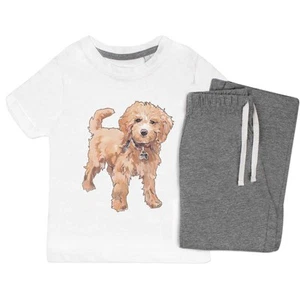 'Cavapoo dog ' Kids Nightwear / Pyjama Set (KP039172) - Picture 1 of 10