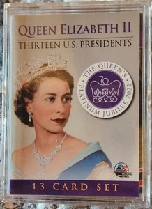 Queen Elizabeth II 2022 Platinum Jubilee U.S. Presidents - Picture 1 of 3