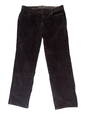 Eddie Bauer Pants Women's P10 Brown Corduroy Pockets Outdoors Casual Boyfriend - Image 1 of 4