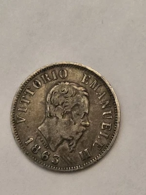 1863 Italy 50 Centesimi MBN - Image 1 of 4