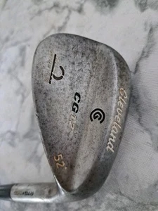 CLEVELAND CG12 RAW RTG + DSG GAP WEDGE, 52' LOFT, RIGHT HANDED, WEDGE FLEX - Picture 1 of 8