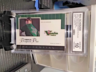 Max Scherzer 2007 Tristar Prospect Plus #PTMS gema graduada potencial como nueva 10 Foto 1 de 4