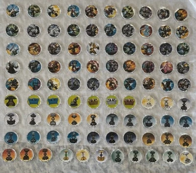 Skylanders Imaginators Complete Set Of 85 NFC Coins Characters / CreationCrystal