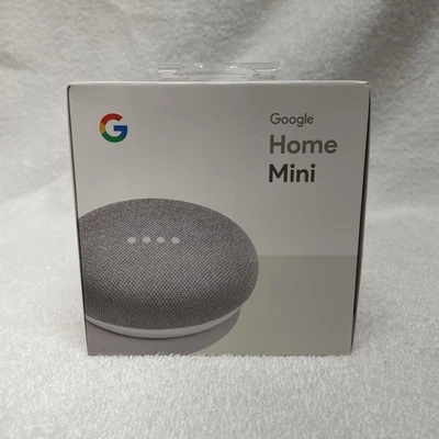 Google Home Mini 1st Generation Chalk GA00210-US - New in Box - Image 1 of 4