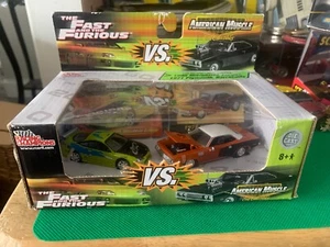 (The Fast And The Furious) 1995 Mitsubishi Eclipse & 1971 Plymouth Barracuda HTF - Picture 1 of 21