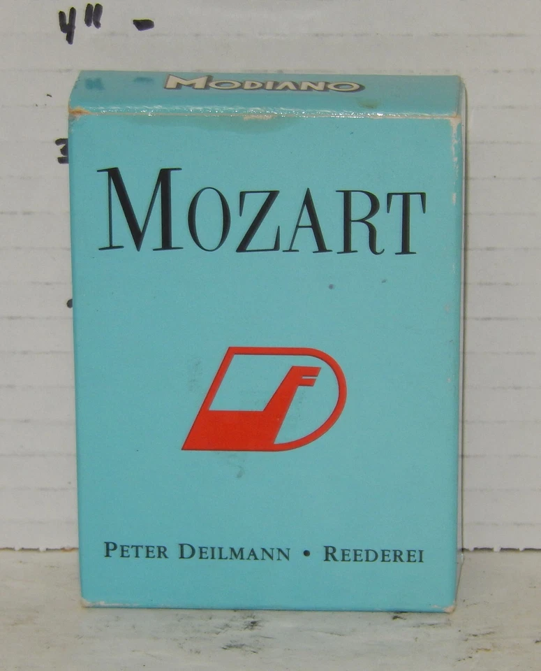 Vintage Modiano Mozart Peter Deilmann Cruises Deck of Playing Cards - Image 1 of 4
