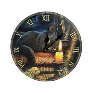 Witching Hour Cat  - Wall Clock - 30 x 30cm - Brand New & Boxed - Picture 1 of 1