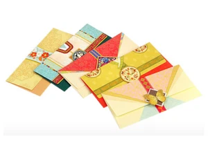 SOBRE DE DINERO 5 PIEZAS, Nº3 _ DISEÑOS DE PATRONES HERMOSOS TRADICIONALES COREANOS 5 PIEZAS - Imagen 1 de 11