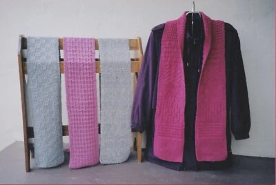 Ann Norling KNITTING PATTERN 42 Stitch Sampler Scarf / Shawl / Throw - Image 1 of 3