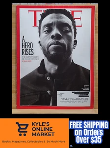 Time Magazine FEB 19, 2018 A Hero Rises. The Superpower of Black Panther - Picture 1 of 17
