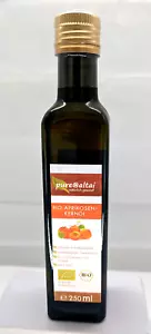Aceite de semilla de albaricoque BIO prensado en frío 250 ml aceite de albaricoque vegano nativo con notas de mazapán - Imagen 1 de 8