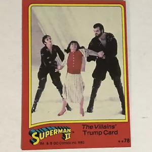 Superman II 2 Trading Card #78 Sarah Douglas Margot Kidder - Bild 1 von 2