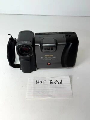 Sharp Viewcam 8 VL-E39U Camcorder Gray & Black 3" LCD 12x Digital Zoom UNTESTED - Image 1 of 4