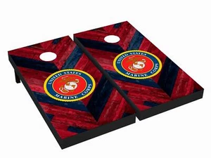 US Marine Corps Cornhole Board Wrap LAMINADO Wraps Calcomanías Vinilo Piel #90 - Imagen 1 de 1