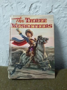 The Three Musketeers Whitman Illustrated Classic Book 1956 Great Condition - Picture 1 of 3