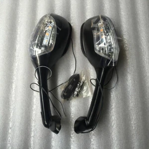 Motorcycle LED Turn Signals Rear View Mirror For 2007-2008 Suzuki GSX-R1000 K7 - Picture 1 of 8