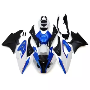 White Blue Black Bodywork fit for BMW S1000RR 2017 2018 17 18 Injection Fairings - Picture 1 of 9