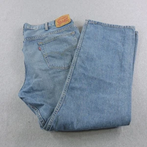 Pantalones de mezclilla sueltos levis 569 para hombre 40x32 azul lavado claro relajados - Imagen 1 de 14