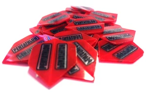 PENTATHLON™ Mini Dart Flights seltene Größe - ROT - 10 Sets MADE IN BRITAIN - Bild 1 von 22