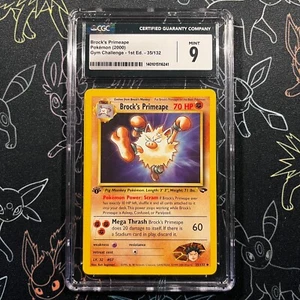 CGC 9 - Gym Challenge 1st Edition Brock's Primeape Pokémon.jpg - Picture 1 of 1