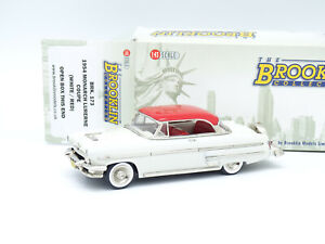 Brooklin Models 1/43 - Mercury Monarch Lucerne Coupé 1954 Blanche Rouge BRK173