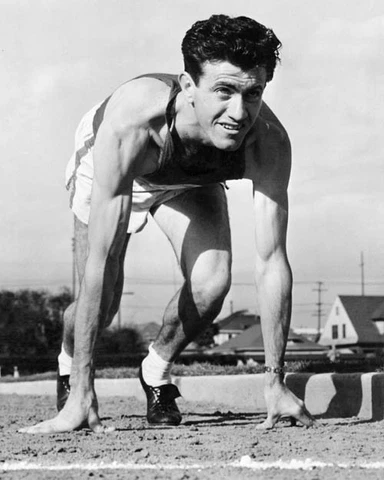 Long-Distance Runner LOUIS ZAMPERINI Glossy 8x10 Photo Unbroken Print Poster USC Cover