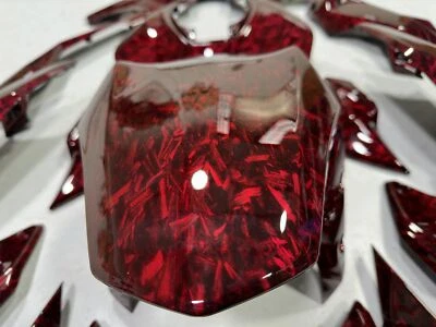 Red Forged Carbon Fiber Painted Fairing Kit For Kawasaki Ninja H2 2015-2022 - Image 1 of 3