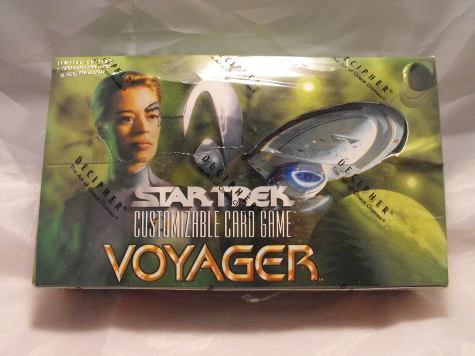 STAR TREK CCG VOYAGER SEALED BOX OF 30 BOOSTER PACKS - Image 1 of 1