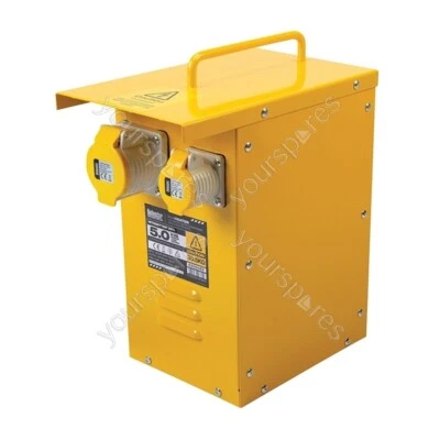 Defender 5kVA Metal Heater Transformer 16A / 32A - 110V - Image 1 of 4