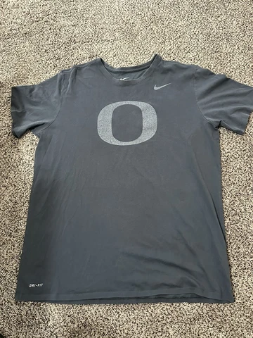 Oregon Ducks Shirt Men's XL Black Short Sleeve The Nike Tee Cover