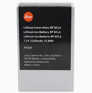 Leica BP-SCL6 Battery for Q3 Q2 SL2 SL2S Brand New - Picture 1 of 3