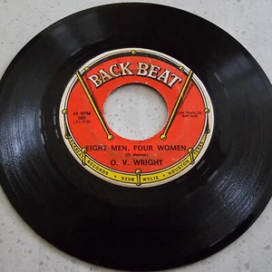 O. V. Wright – Eight Men, Four Women / Fed Up - 1967 US Soul Import 7" - Picture 1 of 4