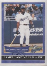 2000 Multi-Ad Sports Bridgeport Bluefish 1999 Champions Set James Landingham #23