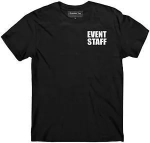T-shirt staff evento, maglietta staff evento, uniforme staff evento, maglietta staff, NUOVO - Foto 1 di 4