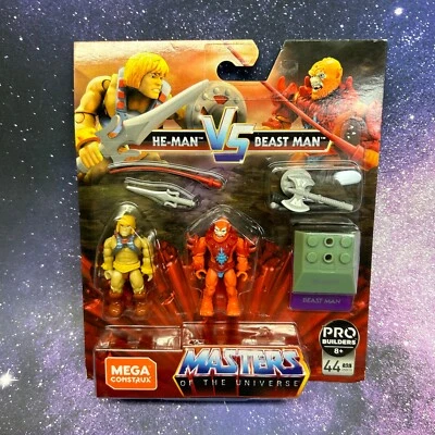 Mega Construx Masters of the Universe He-Man Vs Beast Man Foto 1 de 4