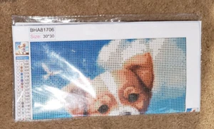 Diamond Bastelsets - Welpe - 12x12 Zoll - Bild 1 von 3