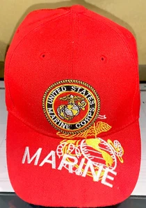 United States Marine Corps USMC Semper Fi Operation Red Hat Adjustable New - Picture 1 of 3