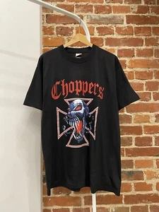 Vintage West Coast Choppers Skull Logo Oversized Boxy T Shirt Harley Davidson - Picture 1 of 6