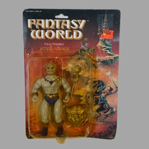 Vintage Hellord Soma Fantasy World 1983 Actionfigur MOC Warrior Hell Lord Mace - Bild 1 von 5